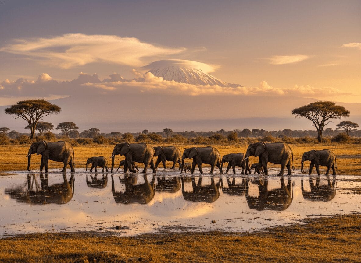 Kilimanjaro Views and Massive Herds