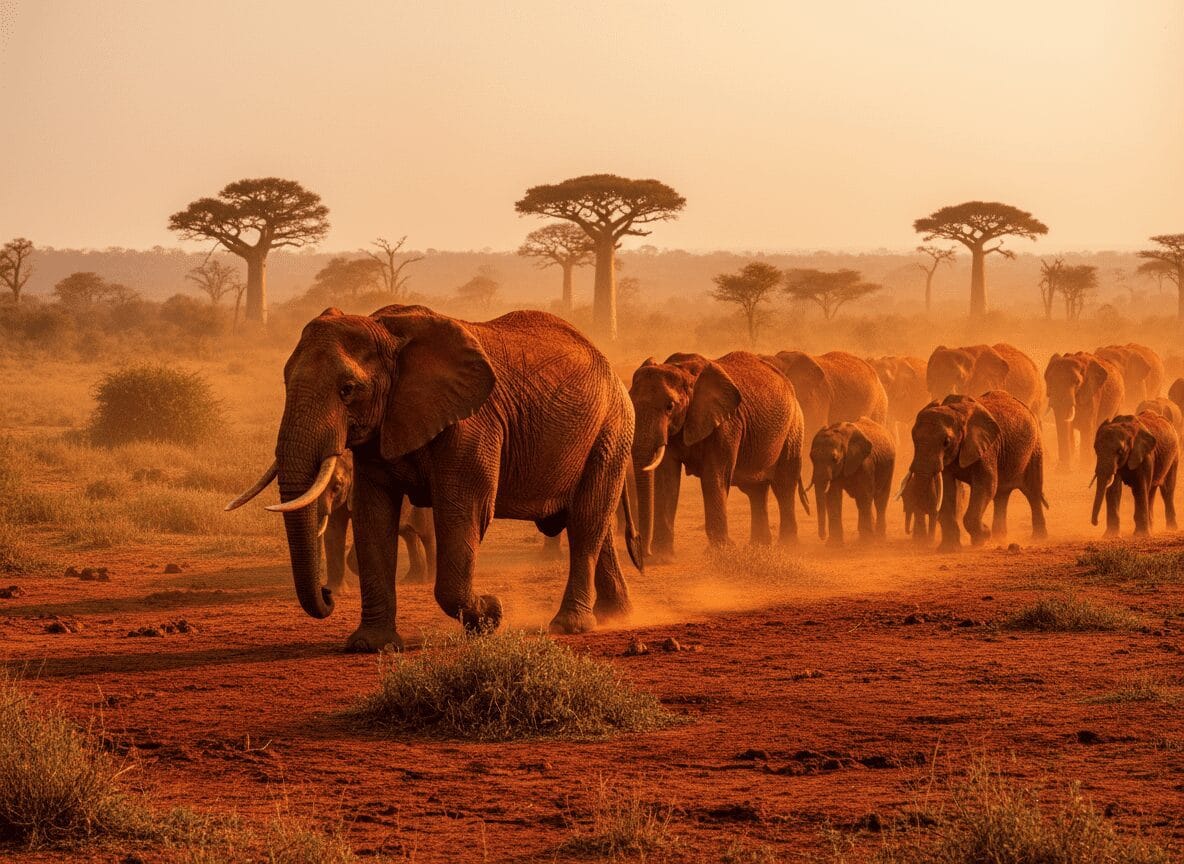 The Red Elephants of Tsavo — A Conservation Story