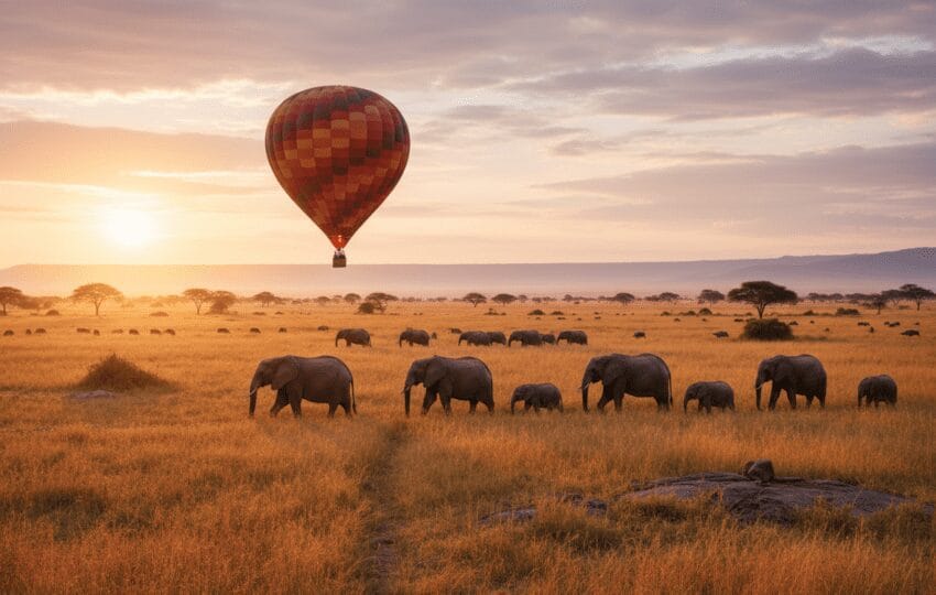 Masai Mara Hot-Air Balloon Safari — Sunrise Flight & Champagne Bush Breakfast