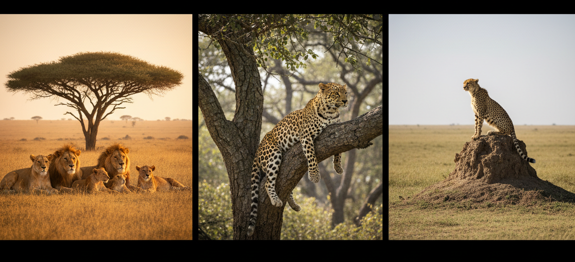Lions vs Leopards vs Cheetahs in the Masai Mara: Three Big Cats, Three Completely Different Safari Experiences