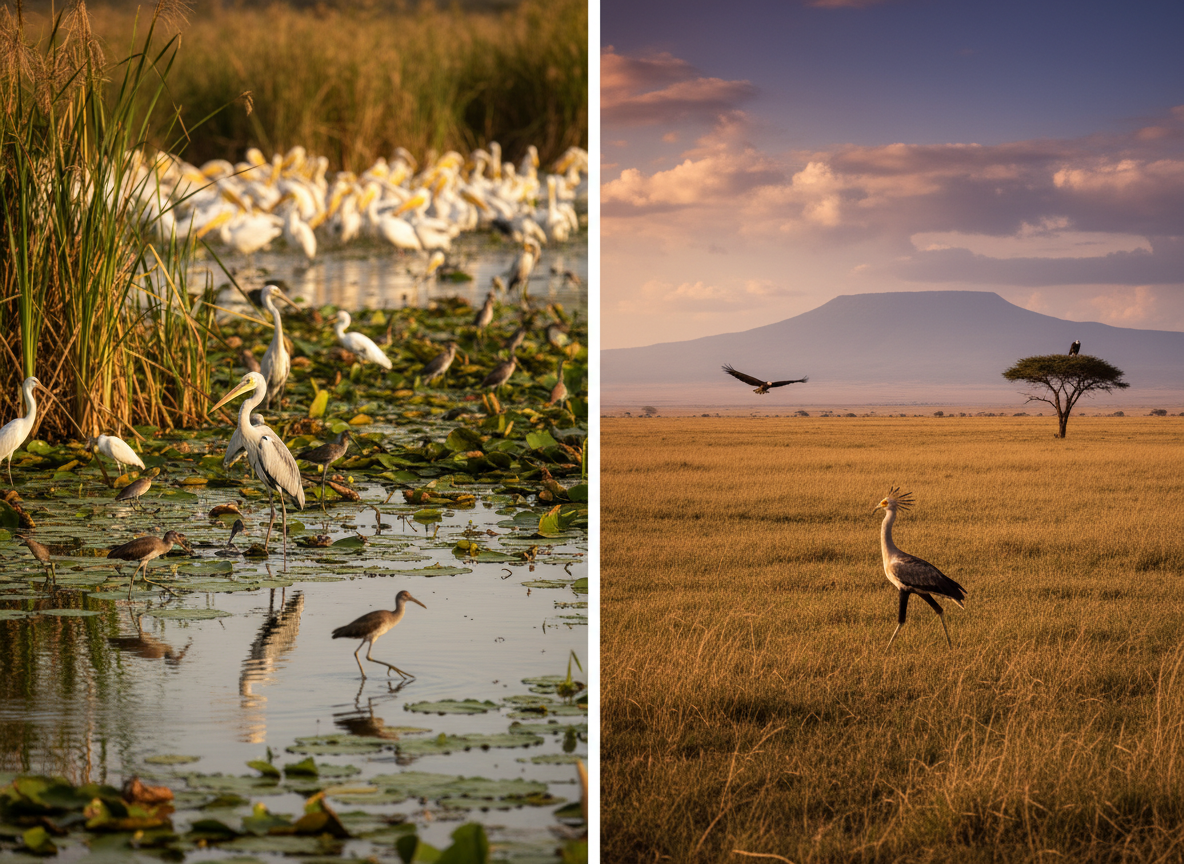 Swamps vs Plains for Birding