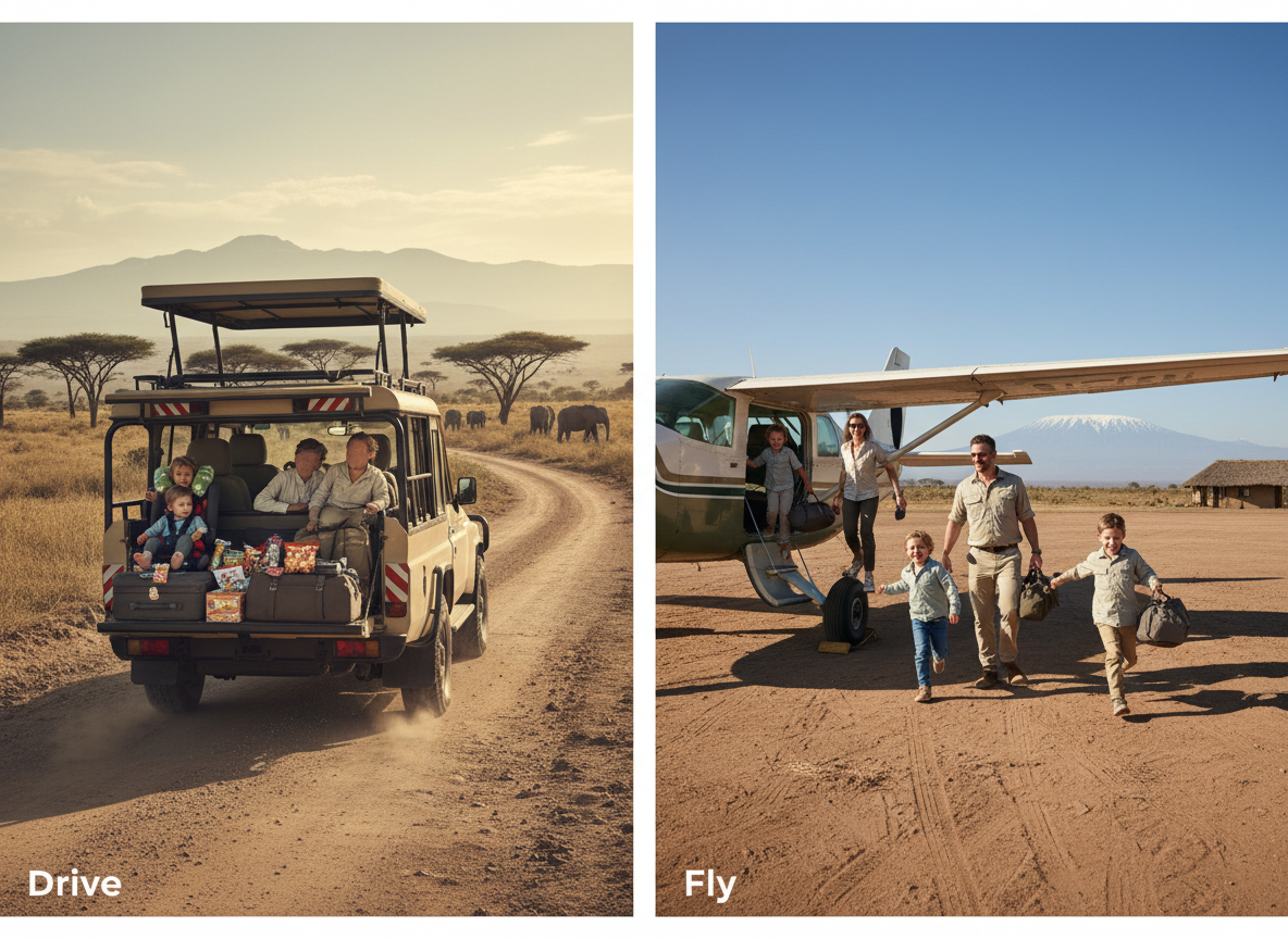 Drive vs Fly with Kids