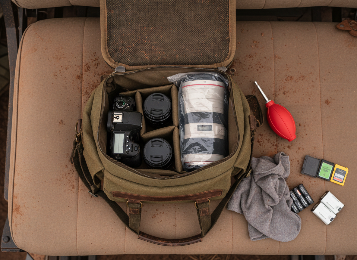 DSLR Cameras on Safari
