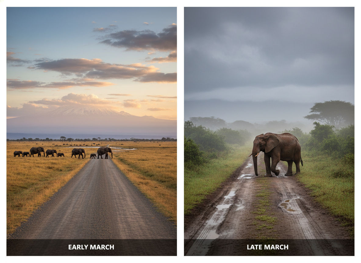 Early March vs Late March