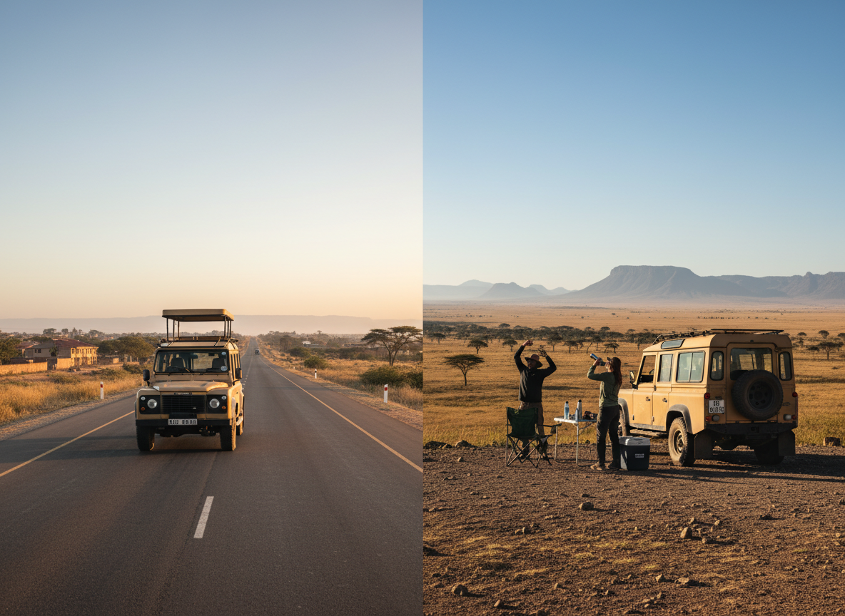 The Main Route: Nairobi to Emali to Iremito Gate