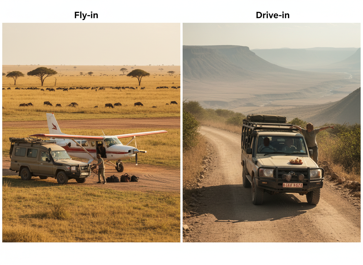 3. Decide Fly-In vs Drive-In