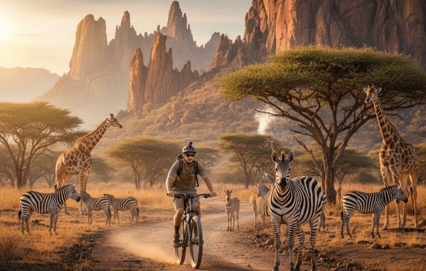 Hell's Gate National Park & Lake Naivasha Day Tour — Cycling Safari