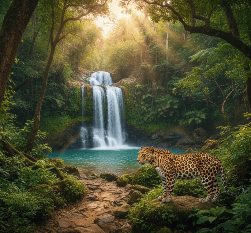 Hidden Waterfalls on Kenya Walking Safaris