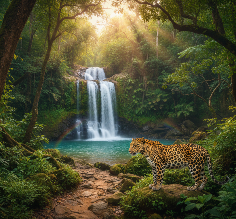 Hidden Waterfalls on Kenya Walking Safaris