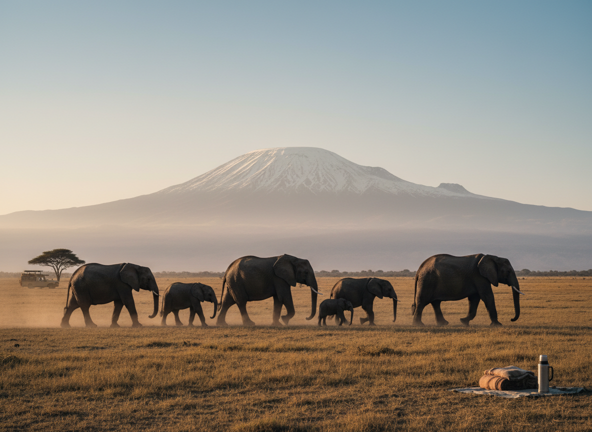 Kilimanjaro Views in July