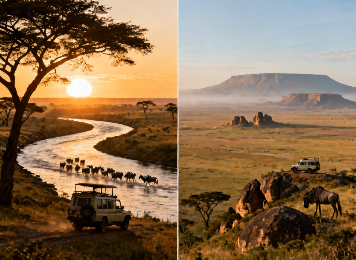 The Great Migration: Kenya vs Tanzania: Timing Is Everything