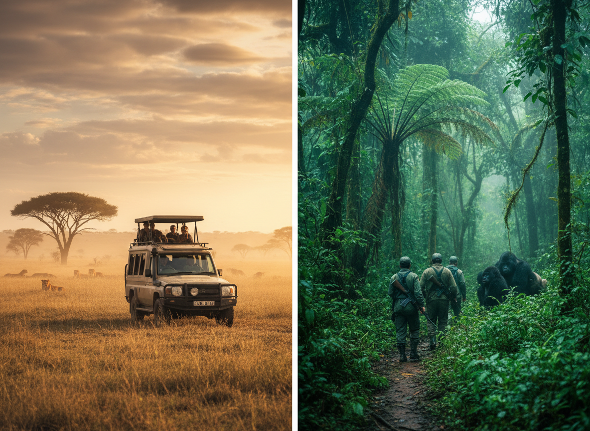 The Wildlife Experience: Open Savannah vs Forest Encounter