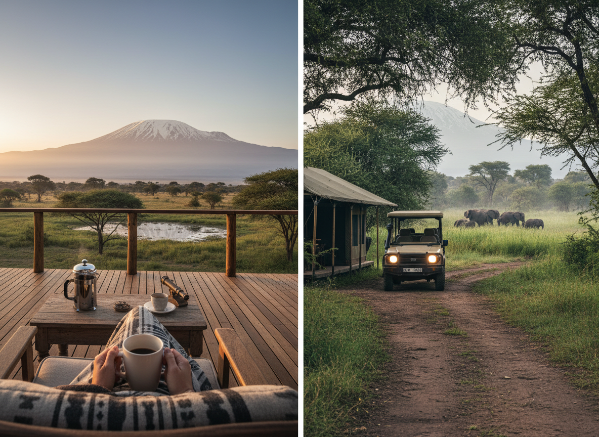 Kilimanjaro-View Stay vs Wildlife-Access Stay
