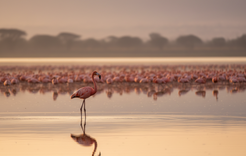 Lake Nakuru & Lake Naivasha Day Trip: Flamingoes, Rhinos & Hippos