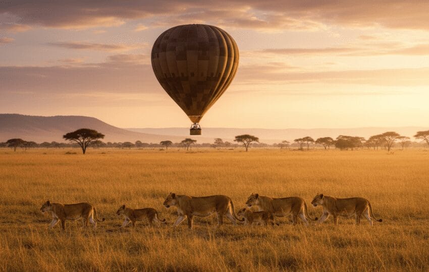 Masai Mara Hot-Air Balloon Safari — Sunrise Flight & Champagne Bush Breakfast