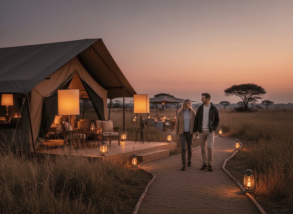 Evening at Camp (After Sunset)