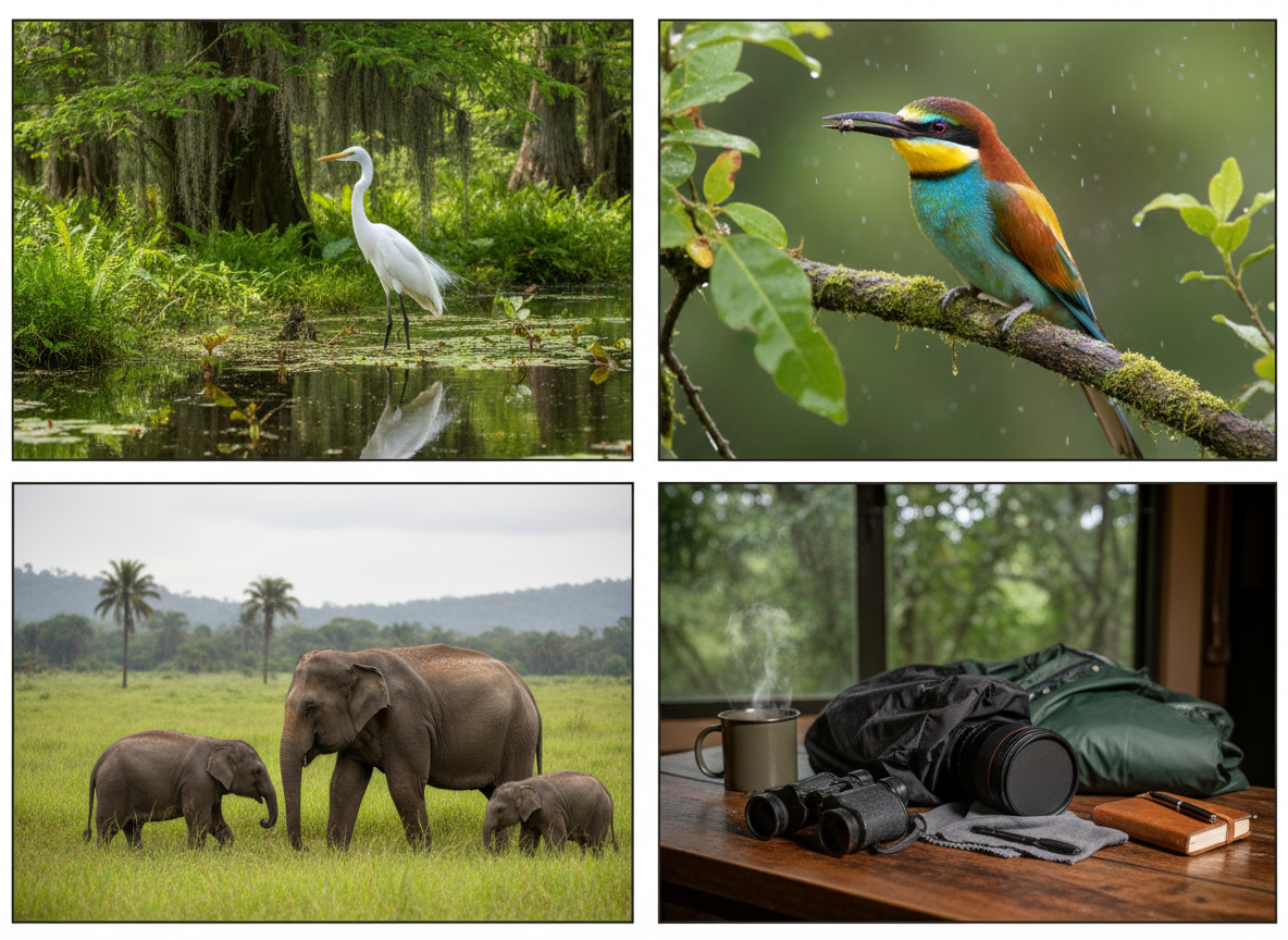 Wildlife in Amboseli in May