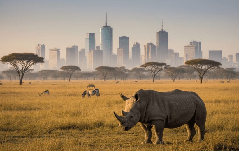 Nairobi Day Tour: National Park, Elephant Orphanage & Giraffe Centre