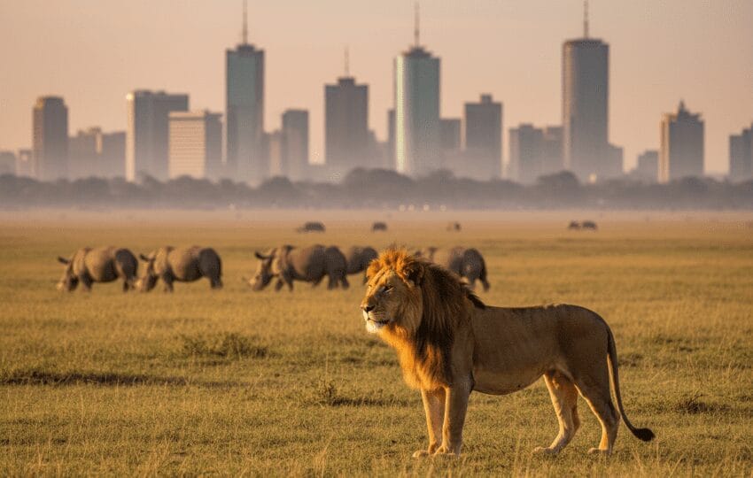 Nairobi Day Tour — National Park, Elephant Orphanage & Giraffe Centre