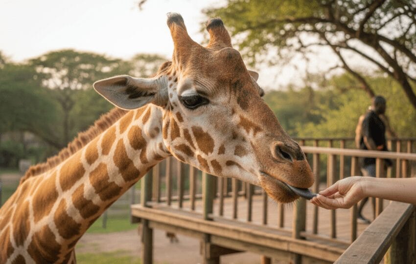 Nairobi Day Tour — National Park, Elephant Orphanage & Giraffe Centre