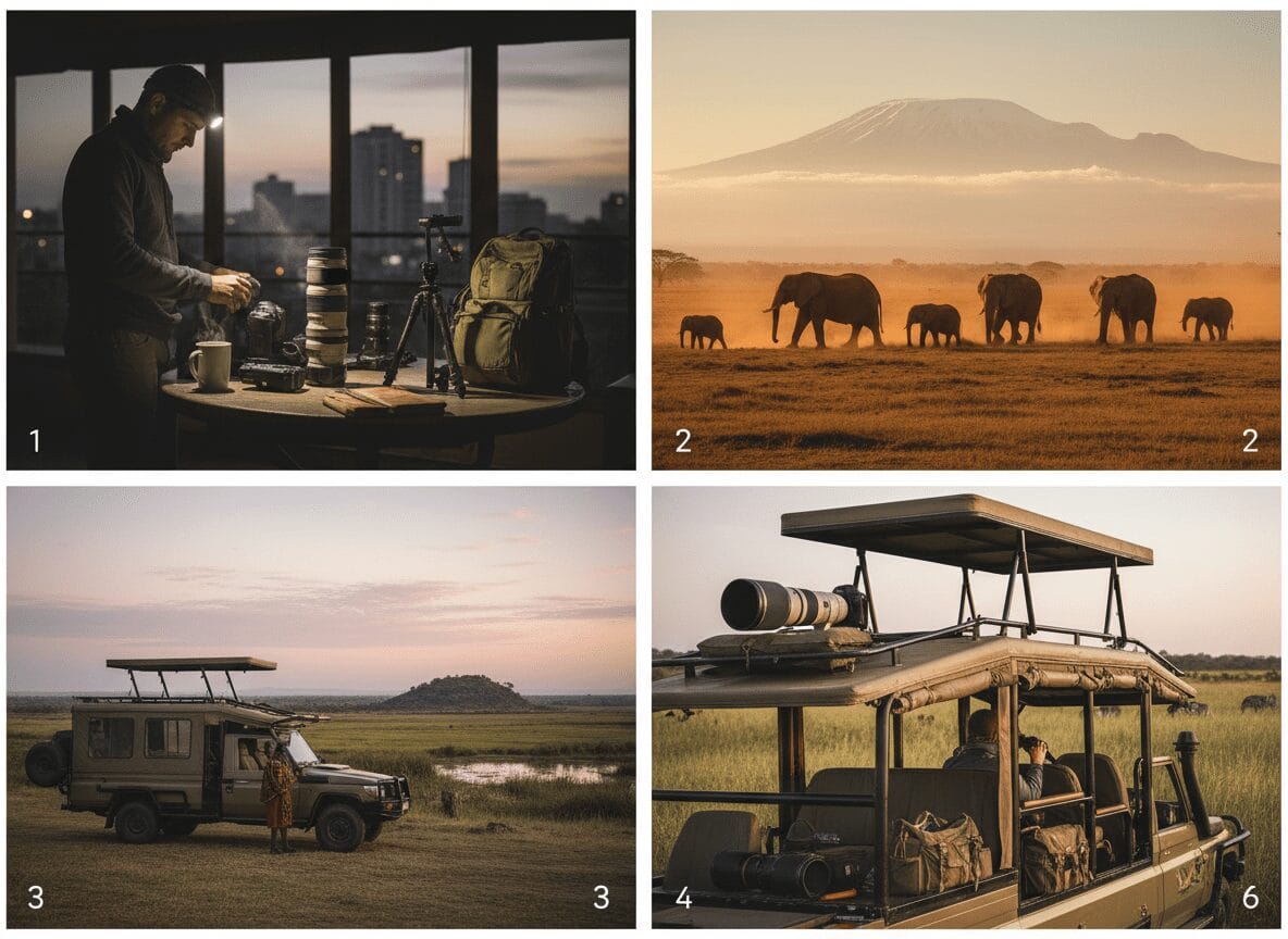 The best Amboseli safari for photographers from Nairobi is the one that protects light, reduces fatigue, and puts the guest in the right part of the park at the right time. Photography in Amboseli is less about sheer animal density and more about timing, visibility, elephants, dust, and the mountain backdrop. The current season guidance says June to October offers the strongest all-round dry-season visibility and clearer Kilimanjaro mornings, while the accommodation guide points photographers toward stays near swamps and Observation Hill, including Ol Tukai, Serena, and Satao Elerai. The access guidance also makes clear that Nairobi-origin travellers can either drive in about 4 to 5 hours or fly in about 40 to 50 minutes. Those three variables define the photographer's decision. At Trunktrails Safaris, we usually advise photographers from Nairobi to build the trip around light windows first and transport second. The Short Answer For most photographers from Nairobi, the best Amboseli setup is: 2 nights minimum dry-season travel if possible a stay with strong access to classic view zones a transfer style that preserves energy That can be road or air depending on budget and time. Why Photographers Need a Different Safari Structure Photographers do not just need sightings. They need: dawn light late light space to wait enough energy to keep shooting well This is why a trip that looks fine on paper for a general traveller can still feel weak for a camera-focused guest. Best Transfer Style from Nairobi Road works if: budget matters the photographer is staying 2 nights or more the traveller tolerates the drive well Air works if: time is short the guest wants to start fresher the budget allows a cleaner premium workflow This is one of the clearest road-versus-air trade-offs in any Nairobi-origin photo safari. Best Trip Length The strongest minimum is usually 2 nights because: one night is too exposed to timing risk photographers need repeat windows Kilimanjaro visibility changes day by day Three nights can be even better, but 2 nights is the most practical default. Best Stay Choice for Photographers The current accommodation guide points photographers toward: Ol Tukai Serena Satao Elerai That reflects two needs: access to classic wildlife and swamp zones a stay that does not waste dawn and afternoon light Good photography tours and safaris are often won or lost here. Why Nairobi Departure Timing Matters So Much Photographers from Nairobi need to think about energy in a very practical way. If the trip starts with: a late departure a rushed road arrival or too little rest before the first dawn then the quality of the photography often drops even if the wildlife is excellent. This is why Trunktrails Safaris usually builds photographer tours and safaris around preserving the first useful dawn rather than simply reaching Amboseli as quickly as possible. What Photographers Should Spend On First If the budget is limited, photographers usually get the best return by spending on: enough nights the right lodge zone the right vehicle flexibility They get less value from spending on: unnecessary room extras that do not improve field time a shorter premium trip that destroys dawn opportunities This is why photography-focused tours and safaris should be built around field conditions first and lifestyle comfort second. The Cleanest Photo Formula From Nairobi For many photographers, the cleanest formula is: 2 nights minimum dry-season travel if possible one photography-friendly lodge zone enough transfer efficiency to protect the first dawn That combination is what usually turns an Amboseli photo trip from Nairobi into a strong working safari instead of a rushed scenic attempt. One Last Rule for Photo Travellers If you can only improve one thing, improve dawn access. In Amboseli, that single choice often improves the whole photography trip more than any other upgrade. Photographers usually feel the difference immediately because the best elephant, dust, and mountain moments often belong to the first useful light of the day. That one advantage alone can justify a better-timed Amboseli plan from Nairobi. For a camera-led traveller, protecting that first dawn often matters more than adding another non-essential comfort upgrade. Best Season from Nairobi for Photo Travellers The safest answer is usually June to October because: visibility is easier road conditions are usually simpler morning Kilimanjaro views are more reliable That said, some photographers also like greener periods for softer atmosphere. The right answer depends on whether the guest wants certainty or a different visual mood. Best Safari Type for a Photographer Photographers often do best with: private or flexible vehicle setup a stay that supports early access enough rest to be sharp at dawn This is one reason Trunktrails Safaris often treats photographer tours and safaris as more timing-sensitive than general wildlife trips. What Photographers Should Avoid Avoid: one-night rush trips late day-one arrivals weak vehicle visibility setup a stay too far from useful drive zones These issues reduce image opportunities even when wildlife is present. Final Decision Rule Use this guide in a simple way: give yourself at least 2 nights choose the driest, clearest timing if you want the safest result stay in a photography-friendly zone choose air if you need to protect energy and time That is usually the best Amboseli safari for photographers from Nairobi. Ready to Plan Your Kenya Safari: Talk to Trunktrails Safaris Trunktrails Safaris designs photographer-focused tours and safaris around light, location, and energy management. If you want help building the strongest Nairobi to Amboseli photo trip for your dates and budget, we can map it clearly. WhatsApp: +254 113 208888 Email: info@trunktrailssafaris.com Website: https://trunktrailssafaris.com TRA Licensed