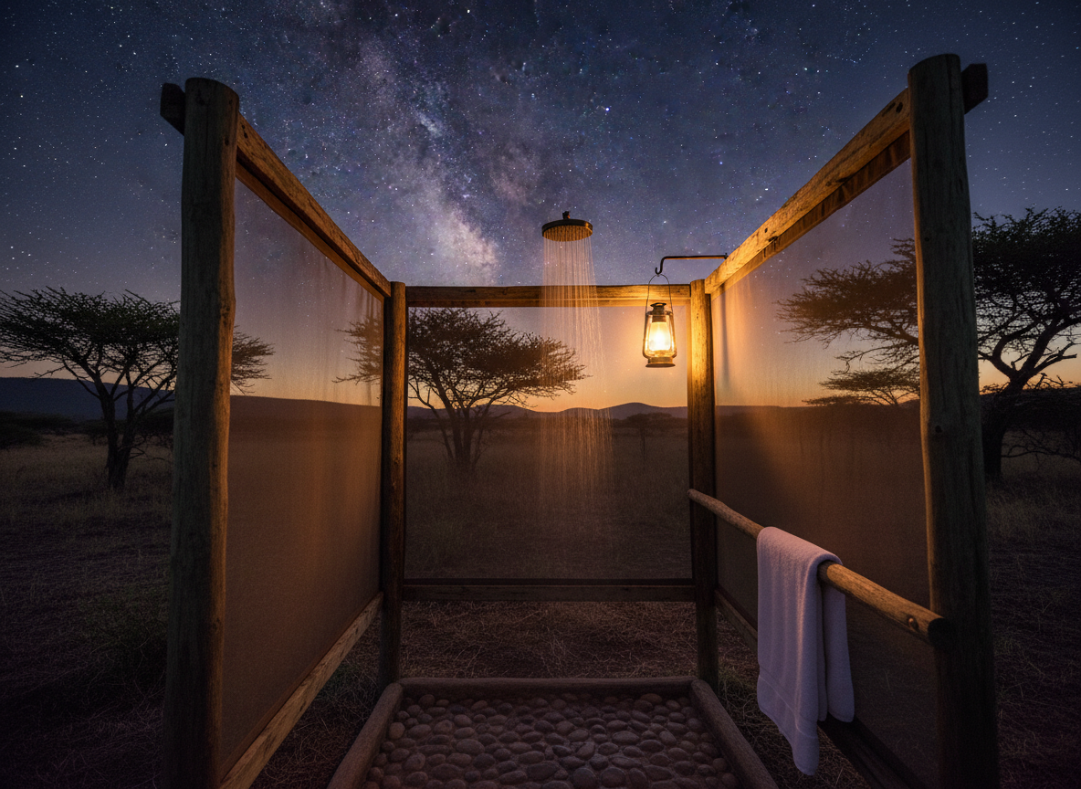 The Outdoor Open-Air Bush Shower