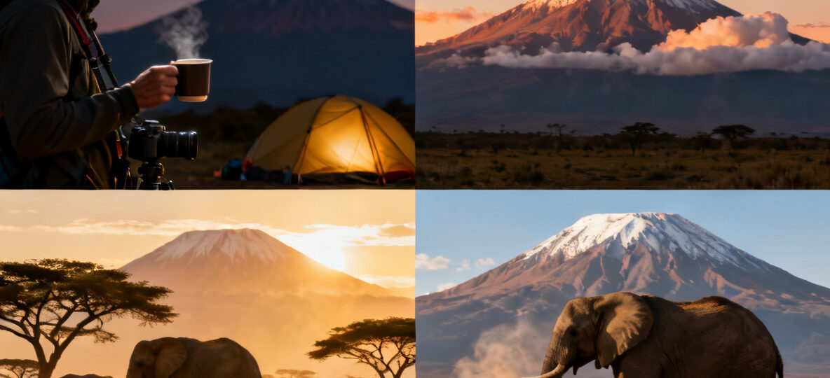 Best Amboseli Camps for Kilimanjaro Photography