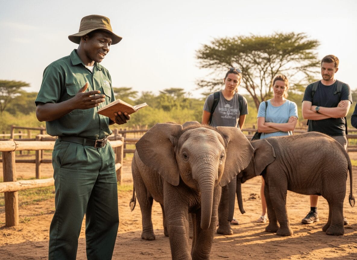Nairobi Day Tour — National Park, Elephant Orphanage & Giraffe Centre