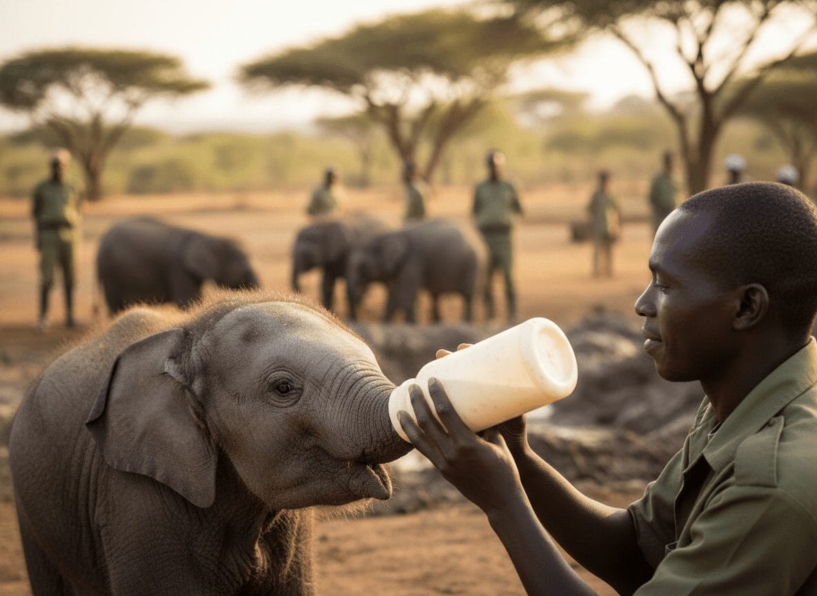 Nairobi Day Tour — National Park, Elephant Orphanage & Giraffe Centre