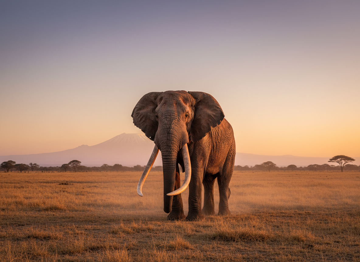 Why Tuskers Photograph So Well in Amboseli