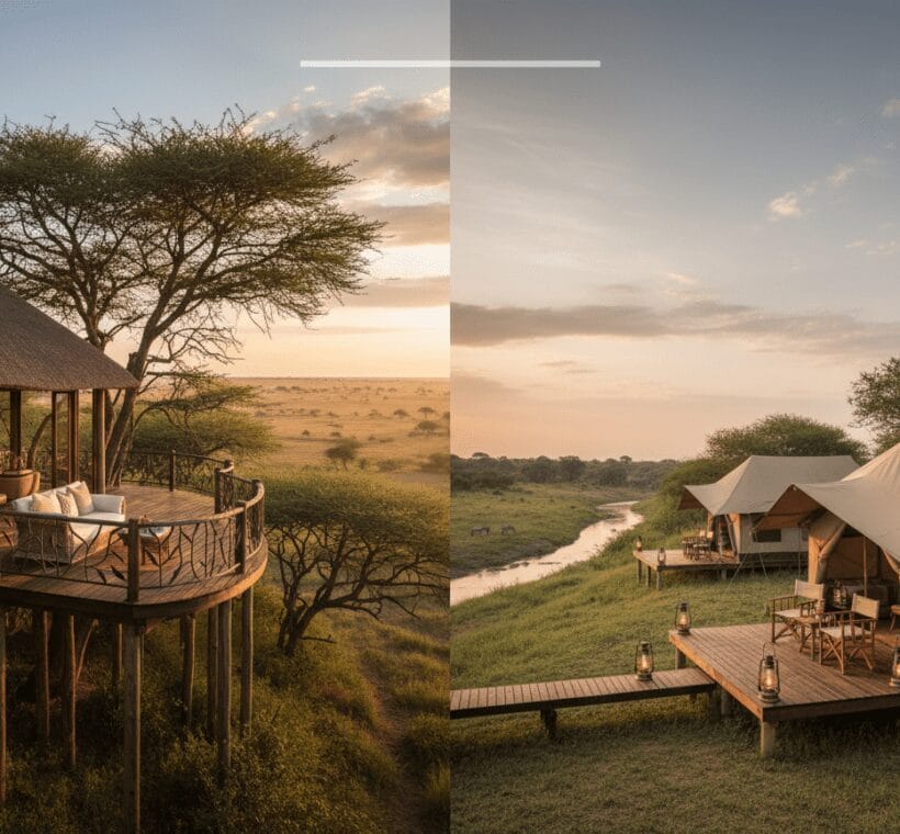 Tree House Lodge vs Tented Camp in Masai Mara: Which Safari