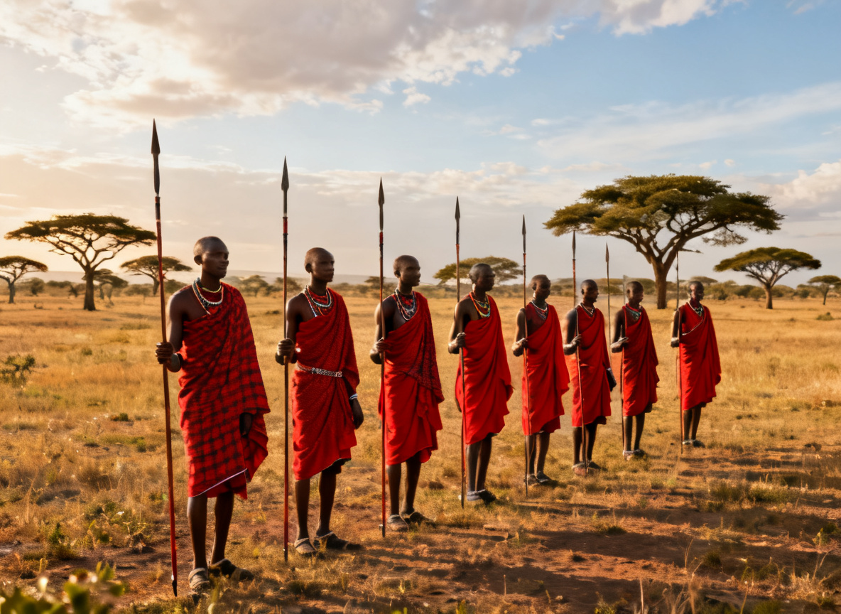 10. Red is the most sacred colour in Maasai culture