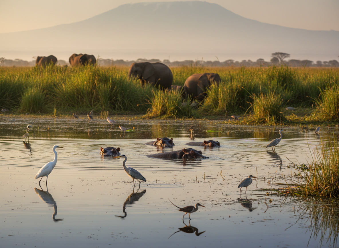 Hippos and Wetland Life