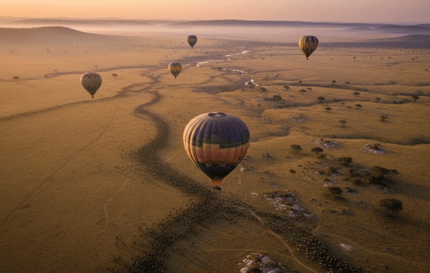 Masai Mara Hot-Air Balloon Safari — Sunrise Flight & Champagne Bush Breakfast