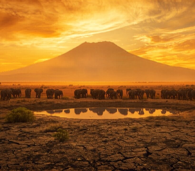 Amboseli In February
