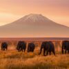 Kilimanjaro in the background