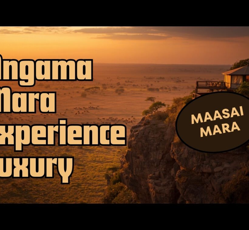 Angama Mara accommodation setting in Maasai Mara, Kenya