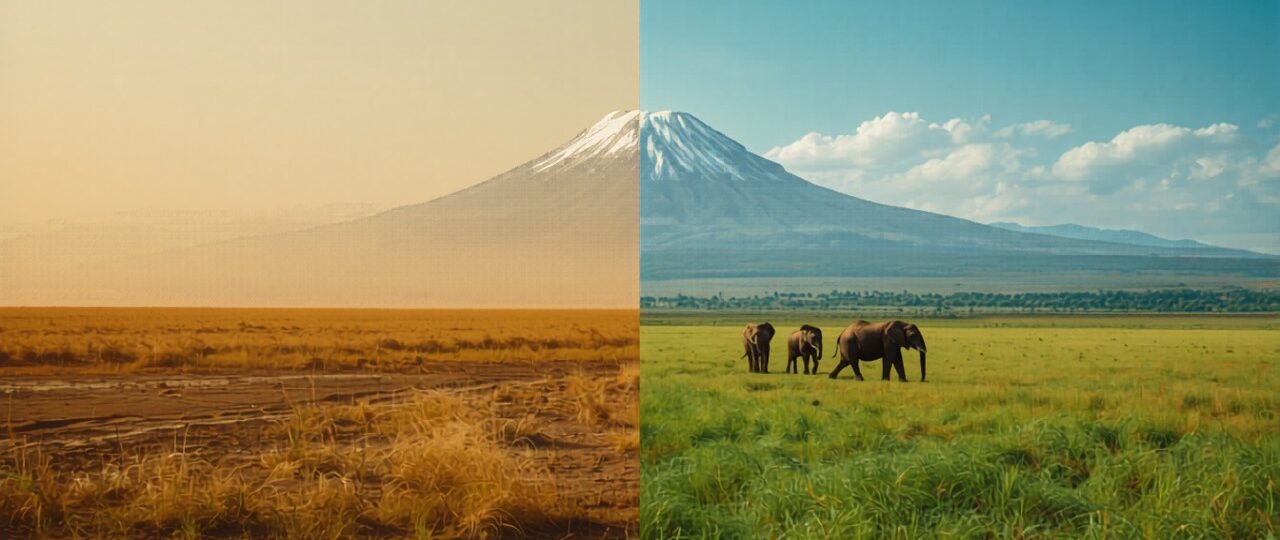 August Vs September In Amboseli