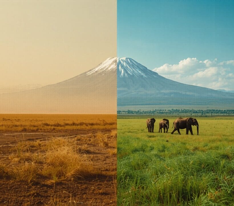 August Vs September In Amboseli