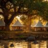 Governors' Camp accommodation setting in Maasai Mara, Kenya