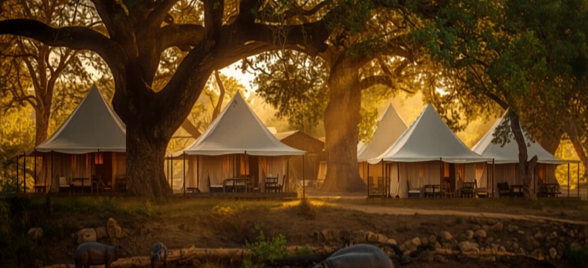 Governors' Camp accommodation setting in Maasai Mara, Kenya