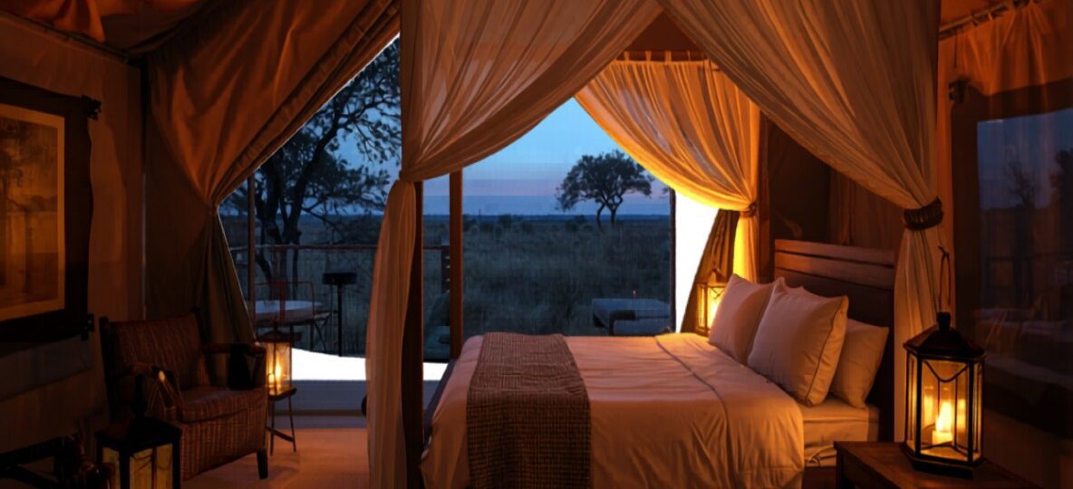 Mahali Mzuri accommodation setting in Maasai Mara, Kenya