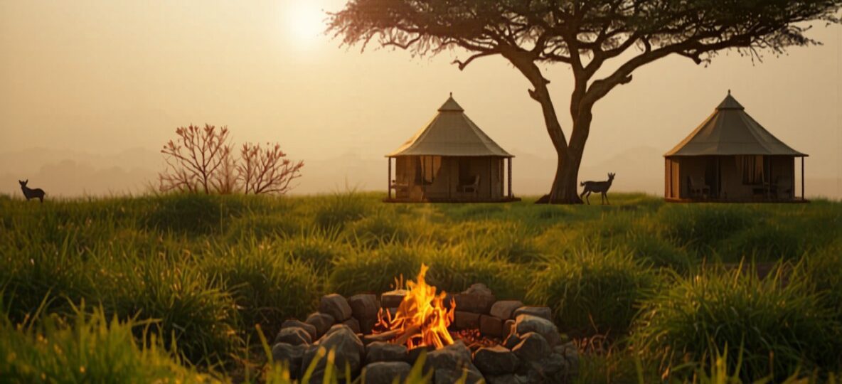Mara Nyika Camp accommodation setting in Maasai Mara, Kenya