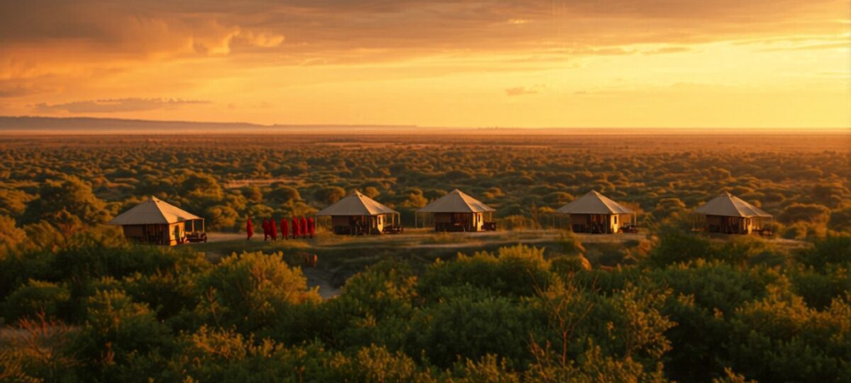 Naserian Mara Camp accommodation setting in Maasai Mara, Kenya