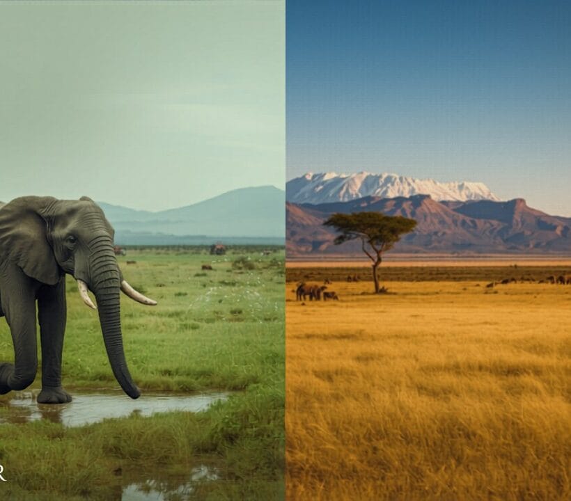November Vs December In Amboseli
