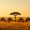 Porini Mara Camp accommodation setting in Maasai Mara, Kenya