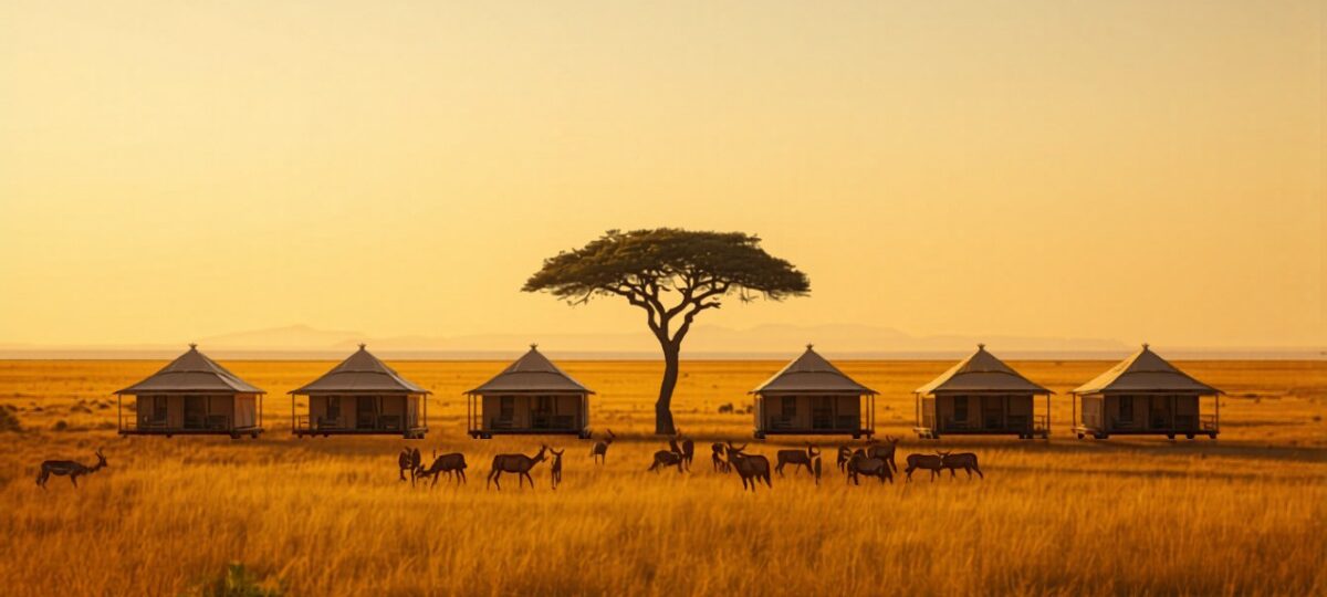 Porini Mara Camp accommodation setting in Maasai Mara, Kenya