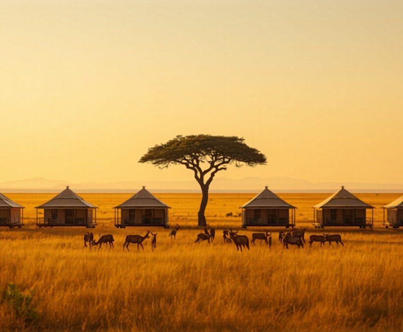 Porini Mara Camp accommodation setting in Maasai Mara, Kenya
