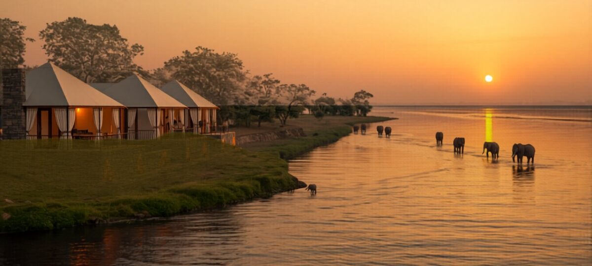 Sanctuary Olonana accommodation setting in Maasai Mara, Kenya