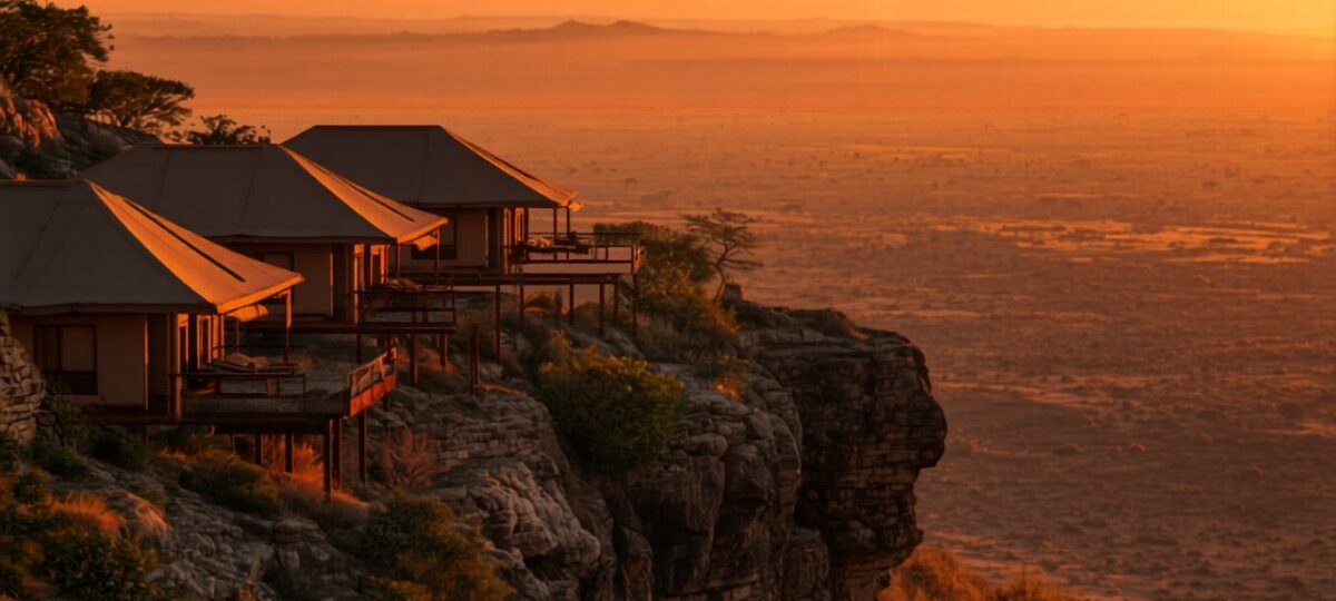 Saruni Mara accommodation setting in Maasai Mara, Kenya